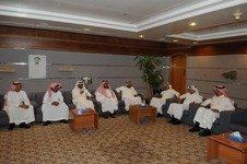 الراشد استقبل رئيس غرفة حفر الباطن