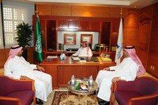 الراشد يستقبل رئيس غرفة حفر الباطن