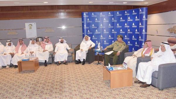العميد العوفي: تنسيق مستمر مع قطاع الاعمال في المنطقة لتحسين الاداء وتطوير الخدمات